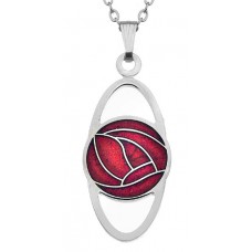 NECKLACE MACK ROSE OVAL